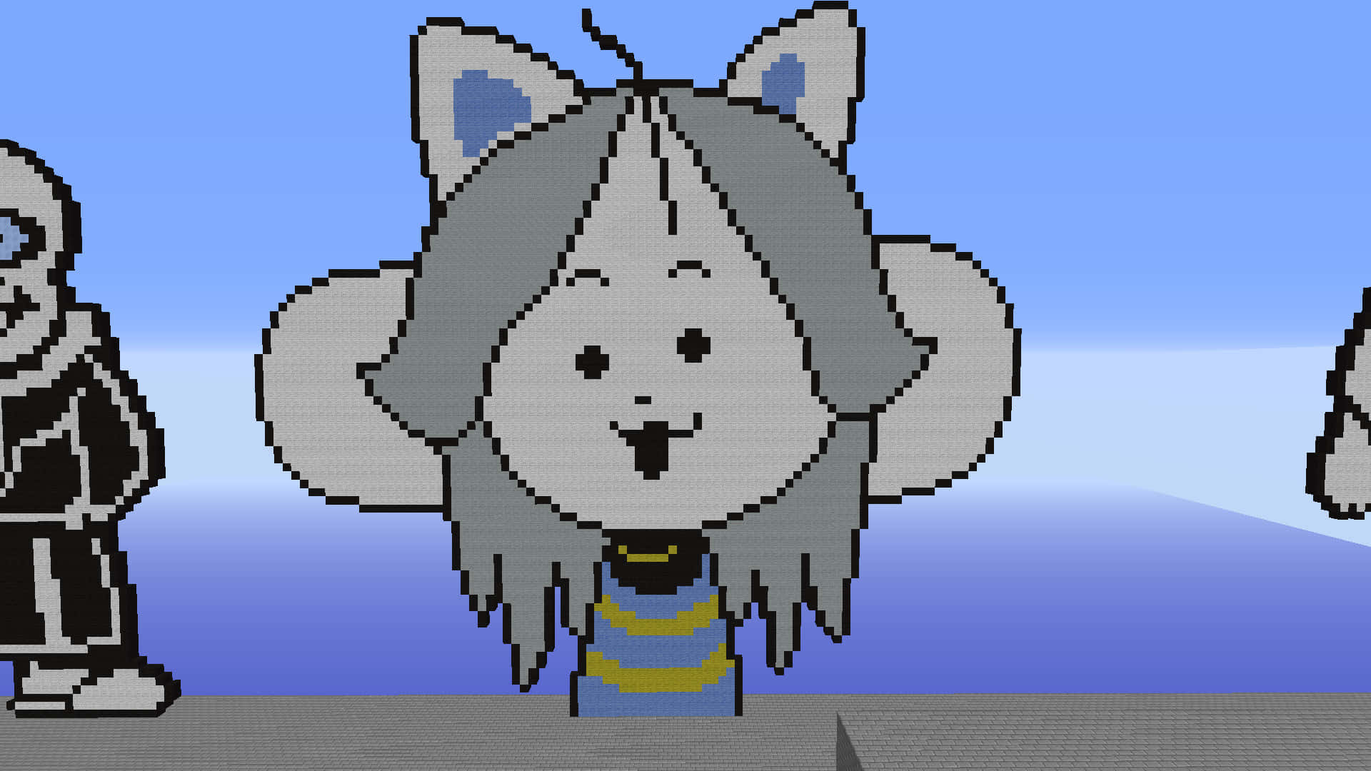 Temmie, Undertale, gray hair, Full HD Desktop Wallpaper