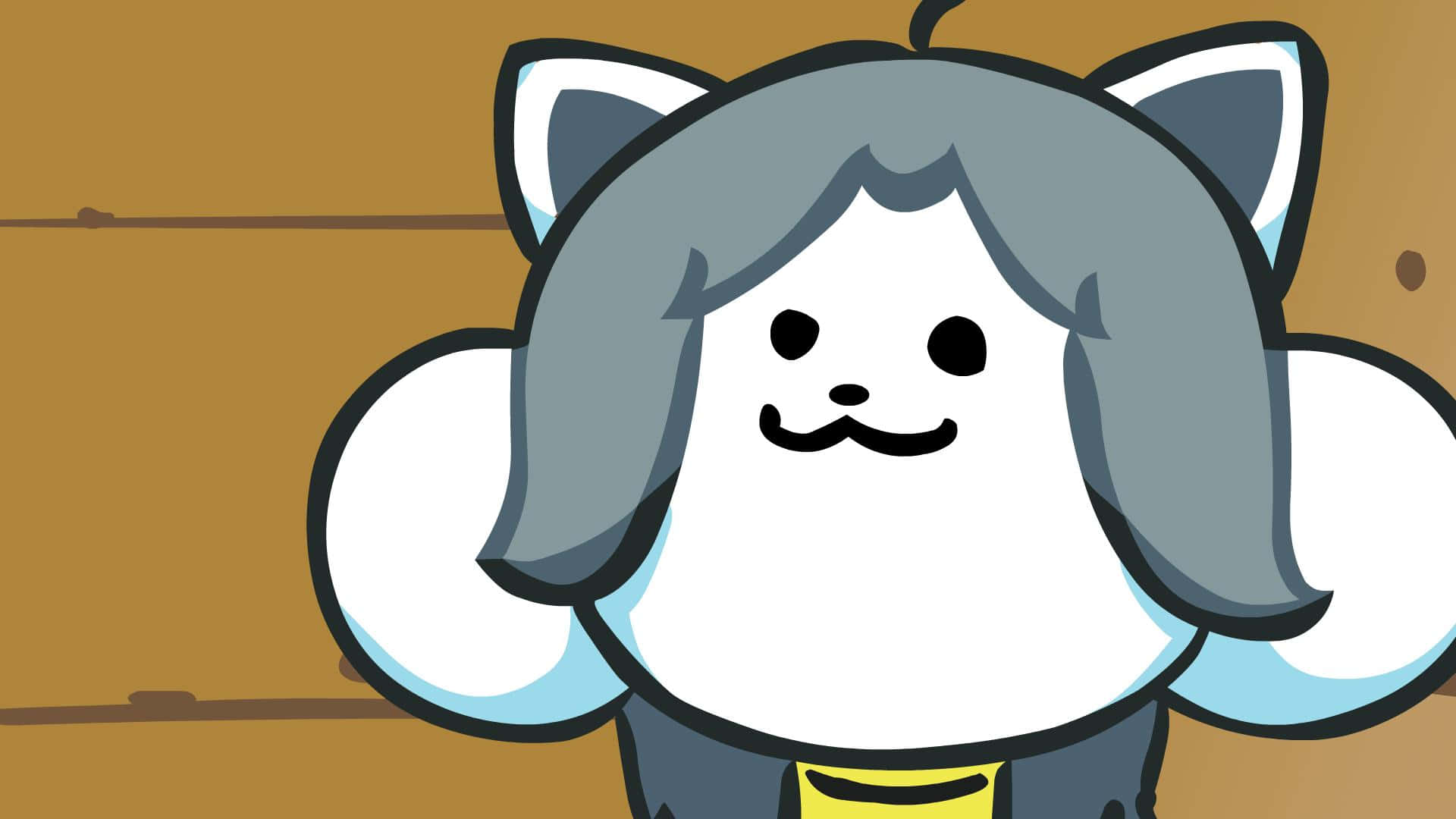 Temmie, Undertale, gray hair, Full HD Desktop Wallpaper