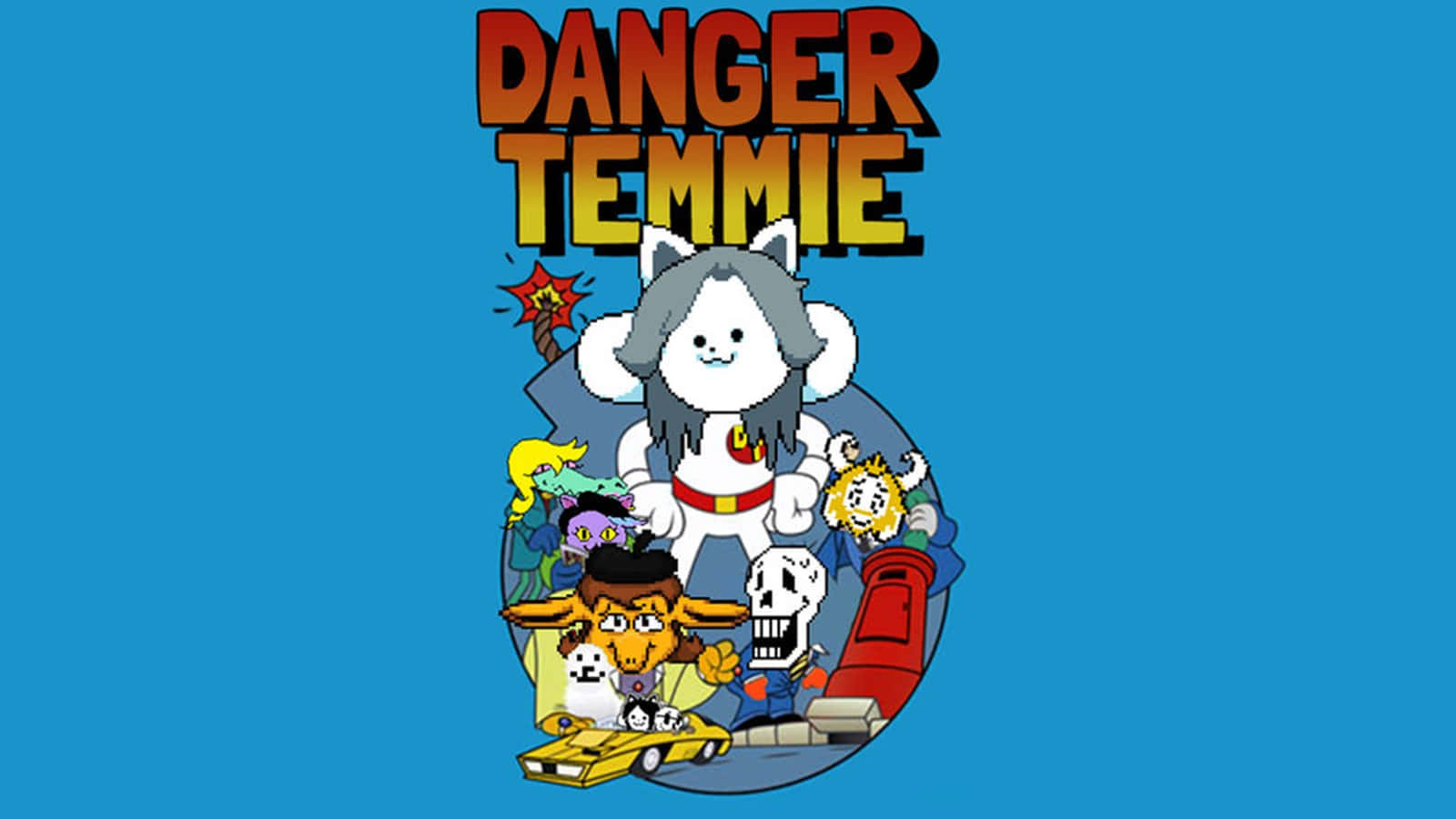 Temmie, Undertale, gray hair, HD Desktop Wallpaper