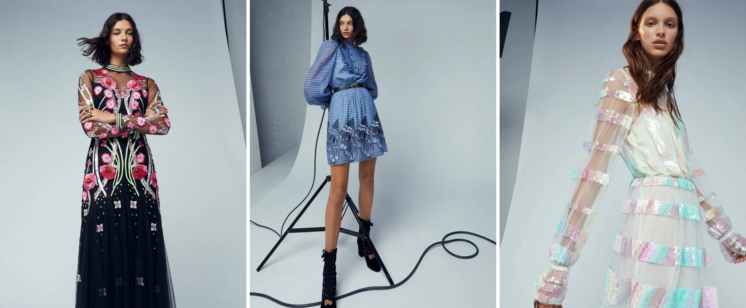 Temperley London, photo studio, avant-garde fashion garments, 2K Desktop Wallpaper