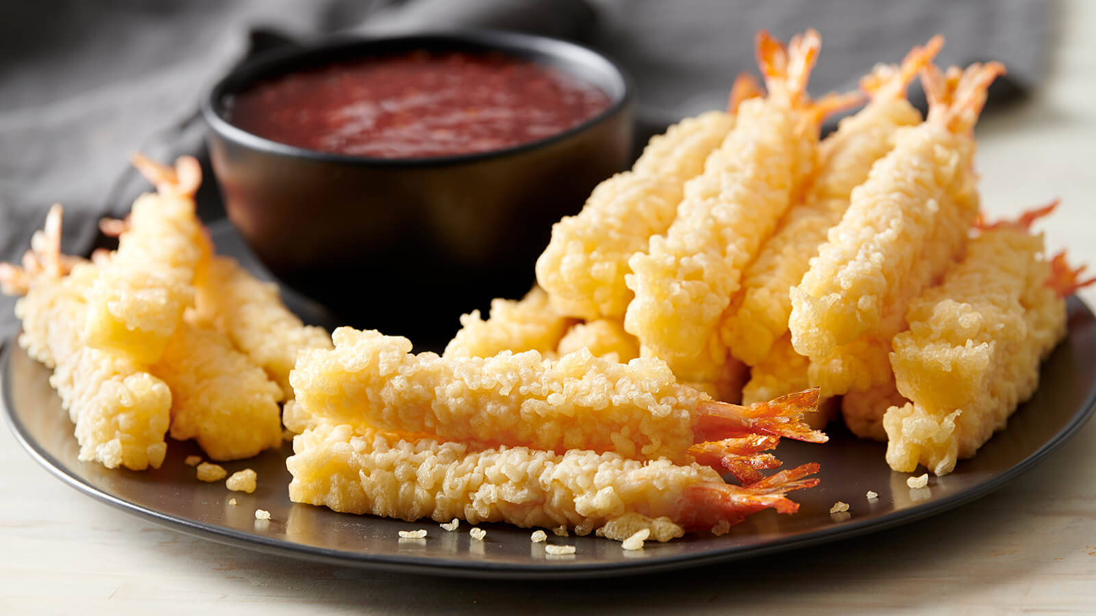Tempura, ketchup, golden, HD Desktop Wallpaper
