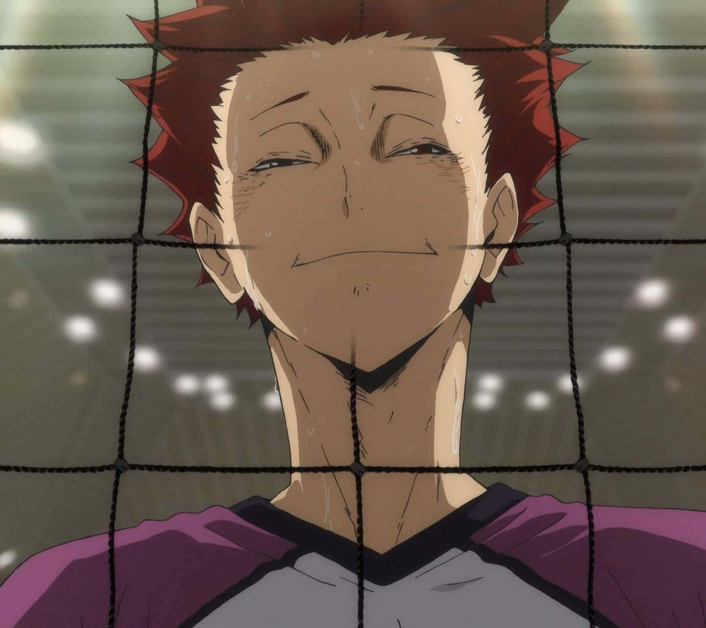 Tendo Satori, volleyball match, brightly lit gym, HD Desktop Wallpaper