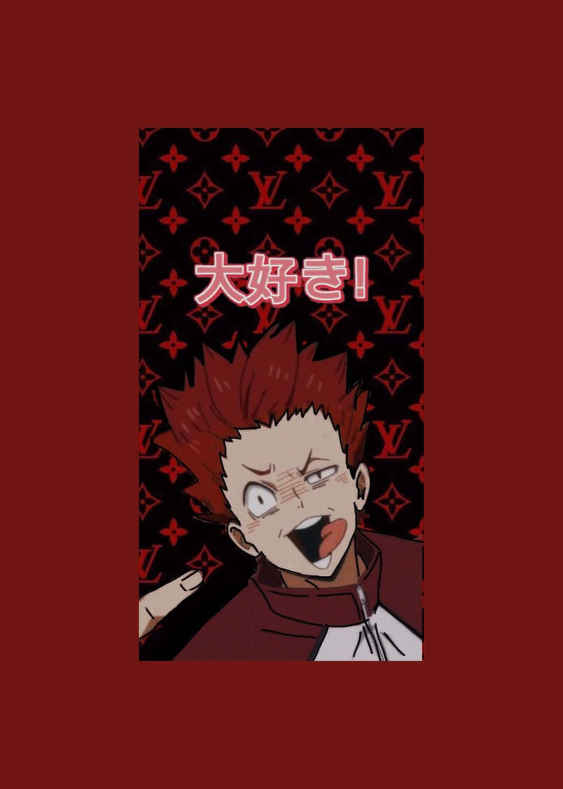 Tendo Satori, spiky red hair, wide grin, HD Phone Wallpaper