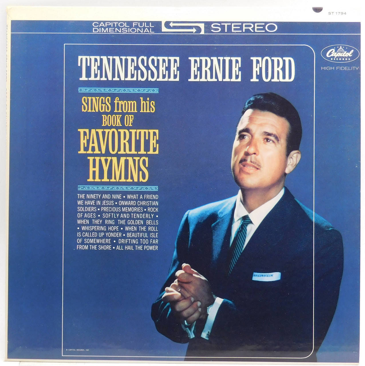 Tennessee Ernie Ford, Favorite Hymns, vinyl record, HD Phone Wallpaper