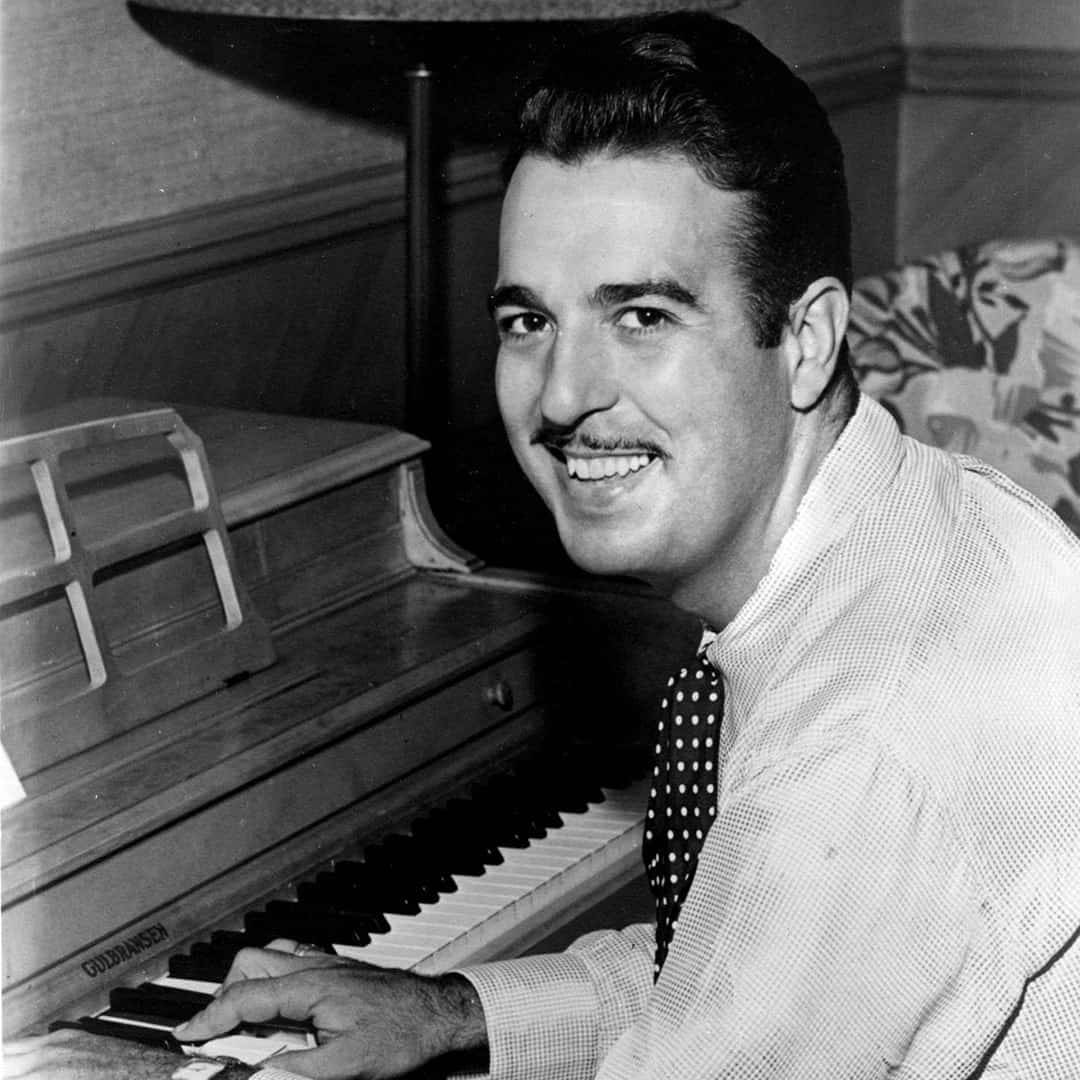 Tennessee Ernie Ford, piano, mustache, SD Desktop Wallpaper
