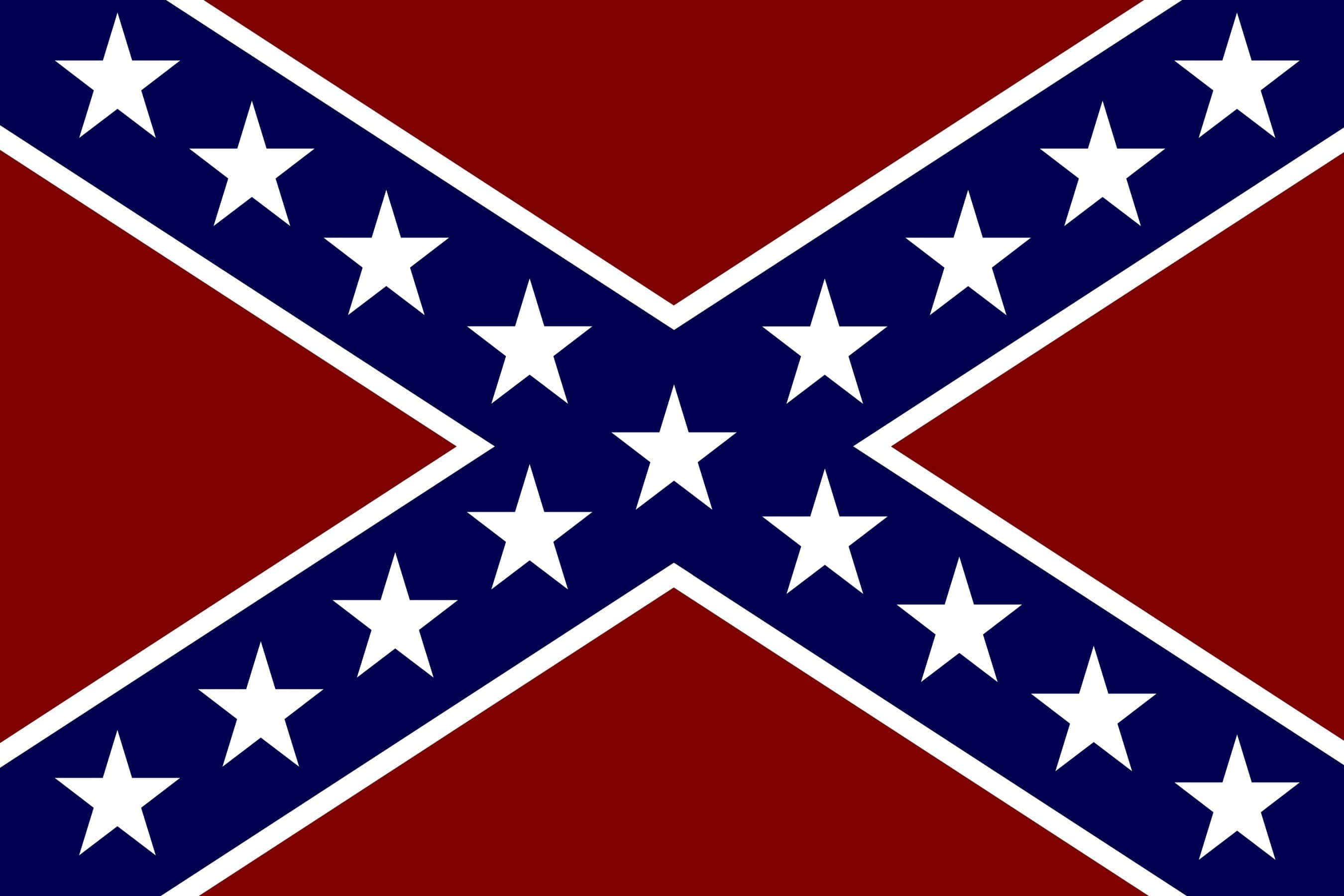 Tennessee Flag, red field, blue saltire, 2K Desktop Wallpaper