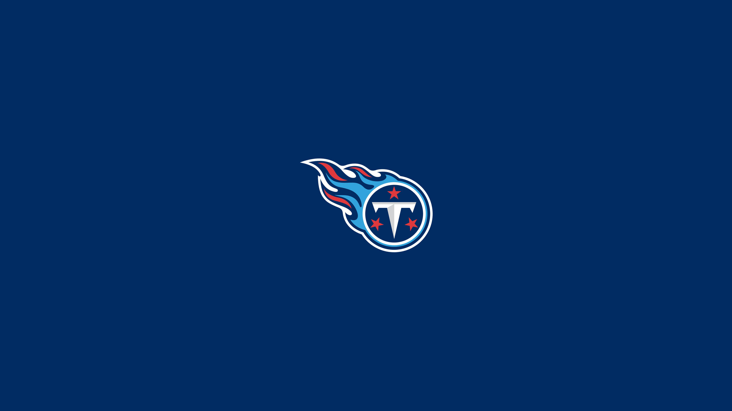 Tennessee Titans, logo, navy blue background, 2K Desktop Wallpaper