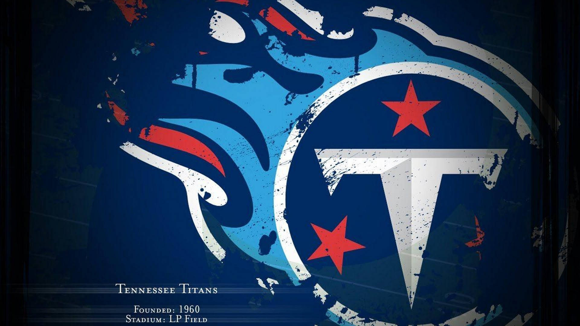 Tennessee Titans, red stars, blue white accents, Full HD Desktop Wallpaper