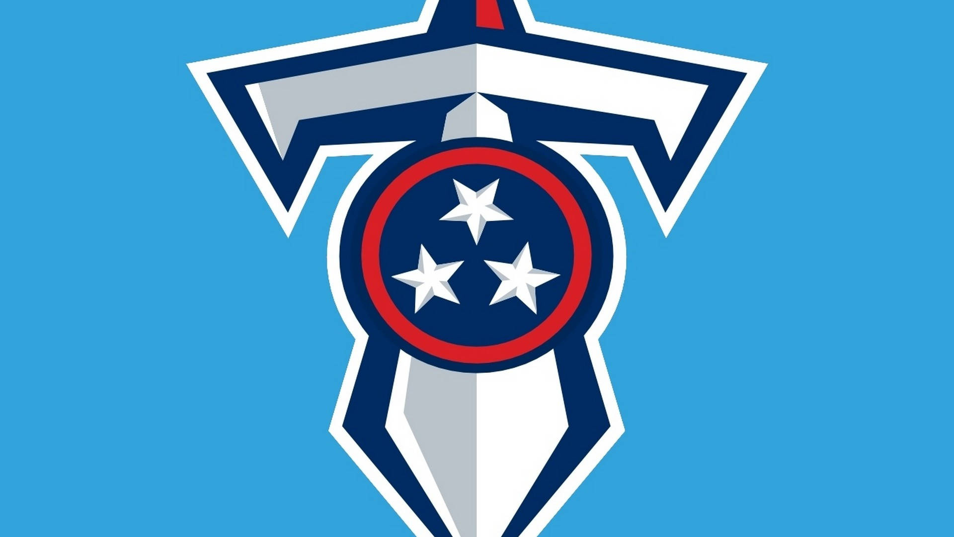 Tennessee Titans, sword logo, blue background, Full HD Desktop Wallpaper