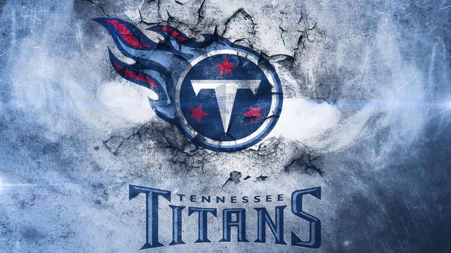 Tennessee Titans, logo, cracked concrete, Full HD Desktop Wallpaper