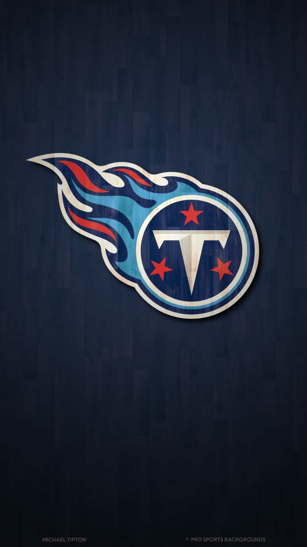Tennessee Titans, red blue and white flame design, dark wood grain background, HD Phone Wallpaper