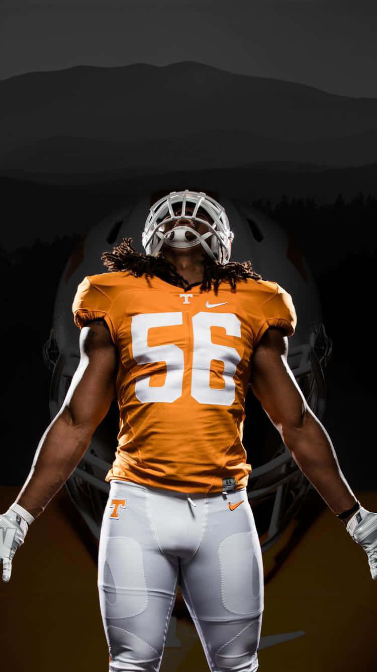 Tennessee Volunteers, orange jersey, number 56, HD Phone Wallpaper
