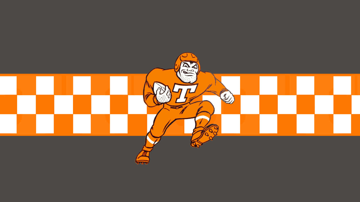 Tennessee Volunteers, orange uniform, large T, HD Desktop Wallpaper