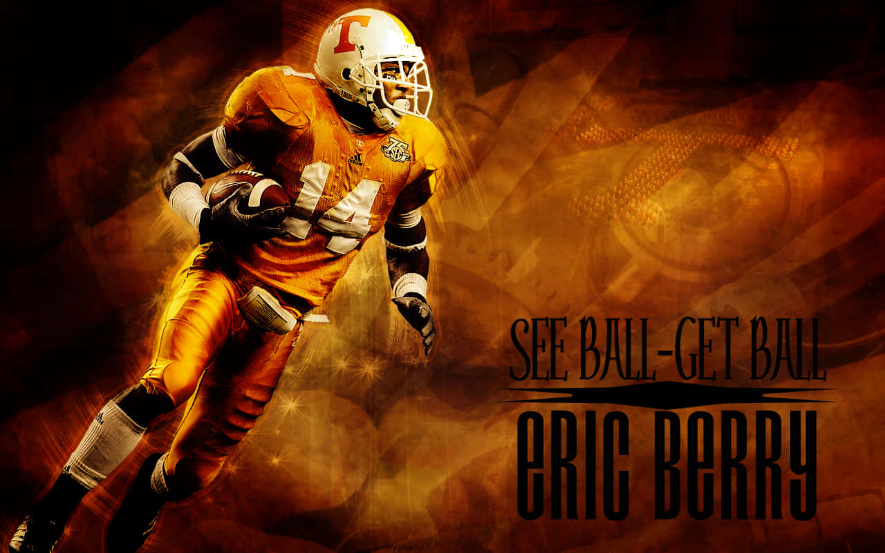 Tennessee Volunteers, orange gear, football player, HD Desktop Wallpaper