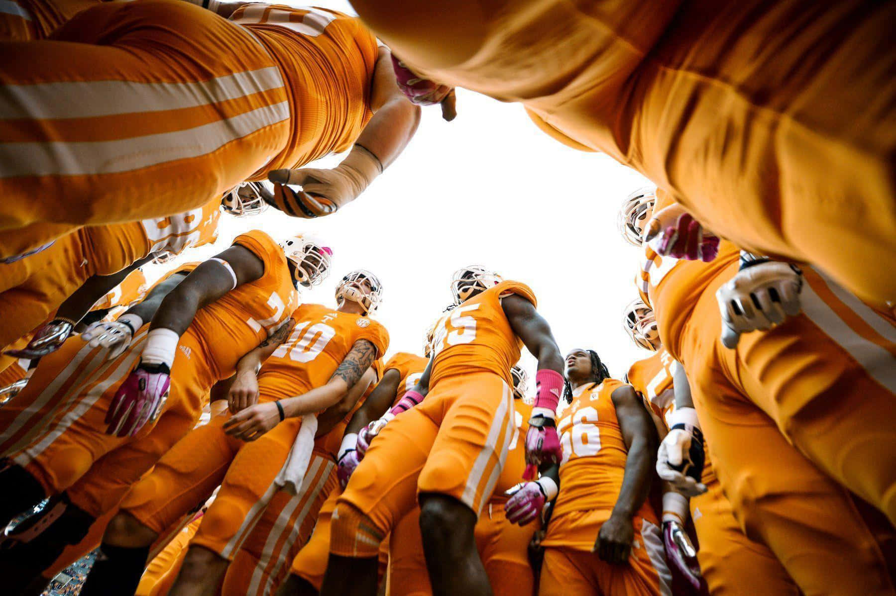 Tennessee Volunteers, orange uniforms, football team, HD Desktop Wallpaper