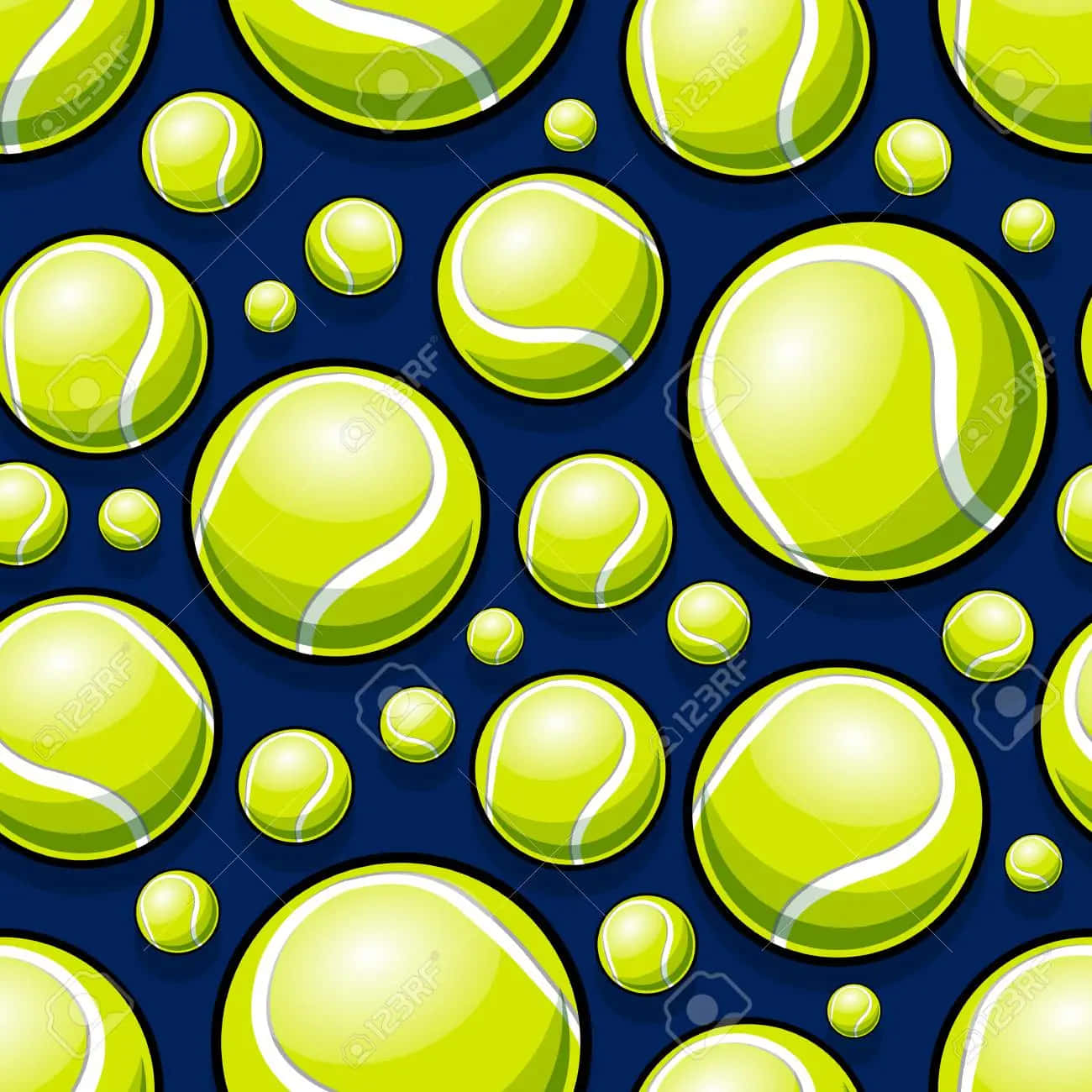 Tennis Ball, yellow, white seams, HD Desktop Wallpaper