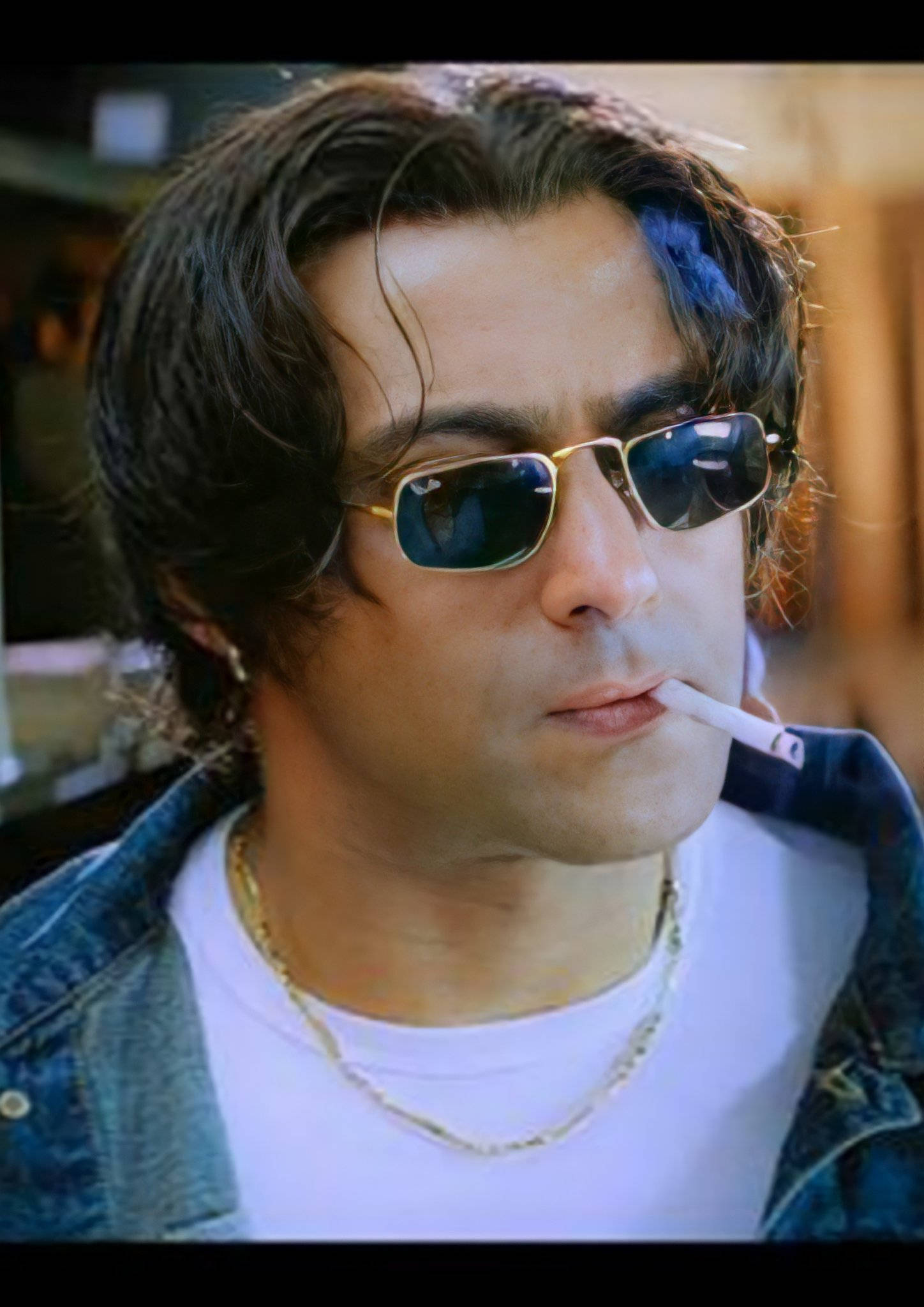 Tere Naam, lead actor, gold-rimmed sunglasses, Full HD Phone Wallpaper