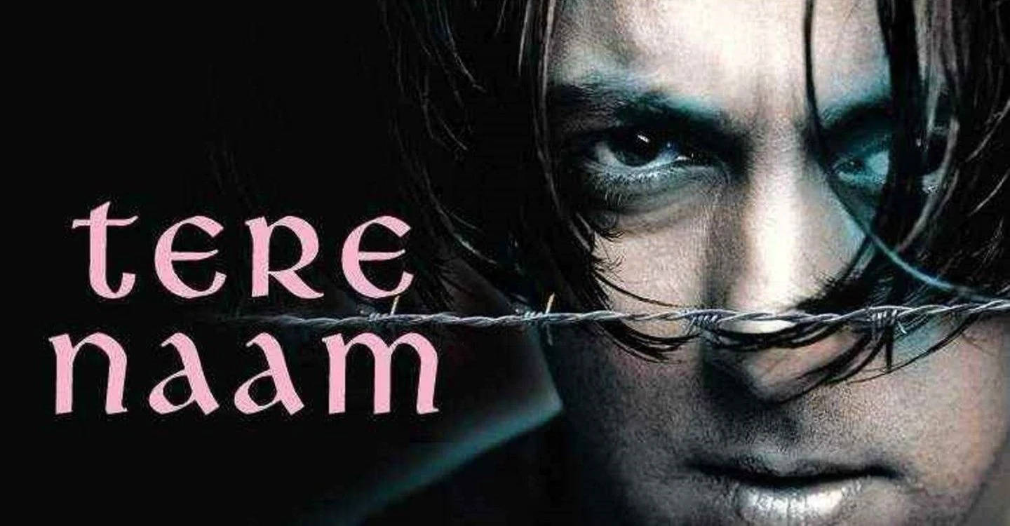 Tere Naam, barbed wire, pink text, HD Desktop Wallpaper
