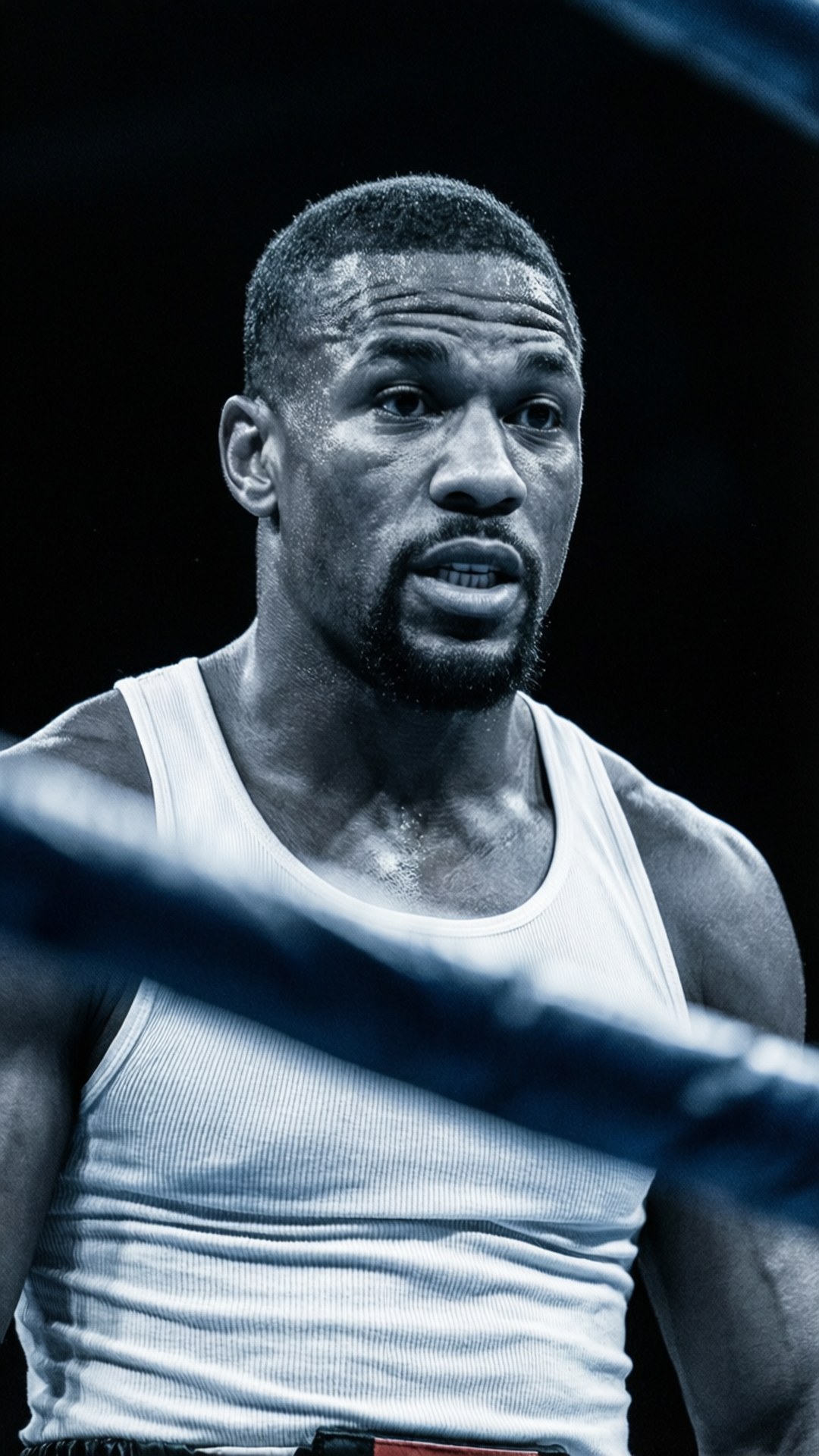 Terence Crawford, intense focus, before a fight, Full HD Phone Wallpaper