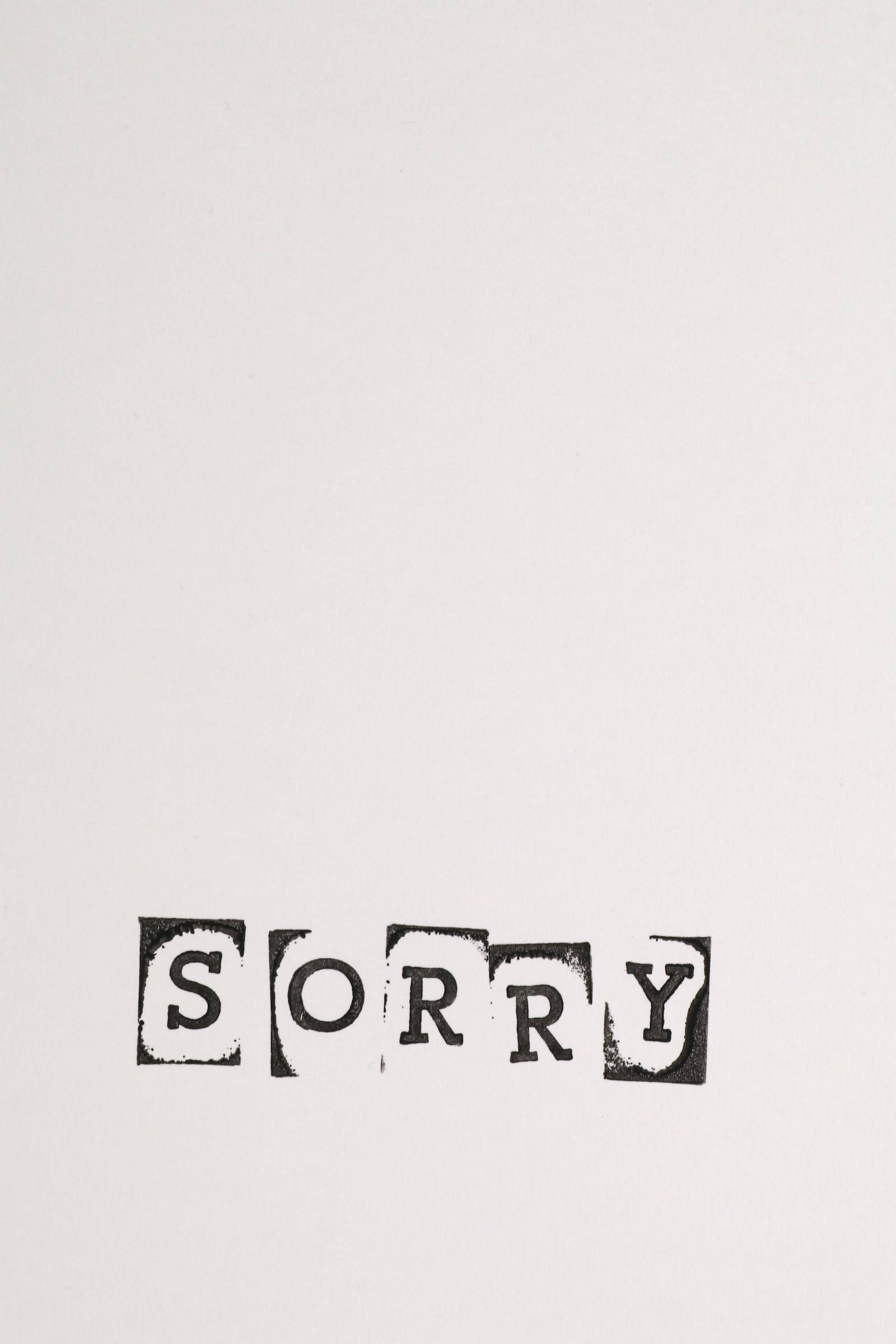 Terence Stamp, sorry, bold black letters, Full HD Phone Wallpaper