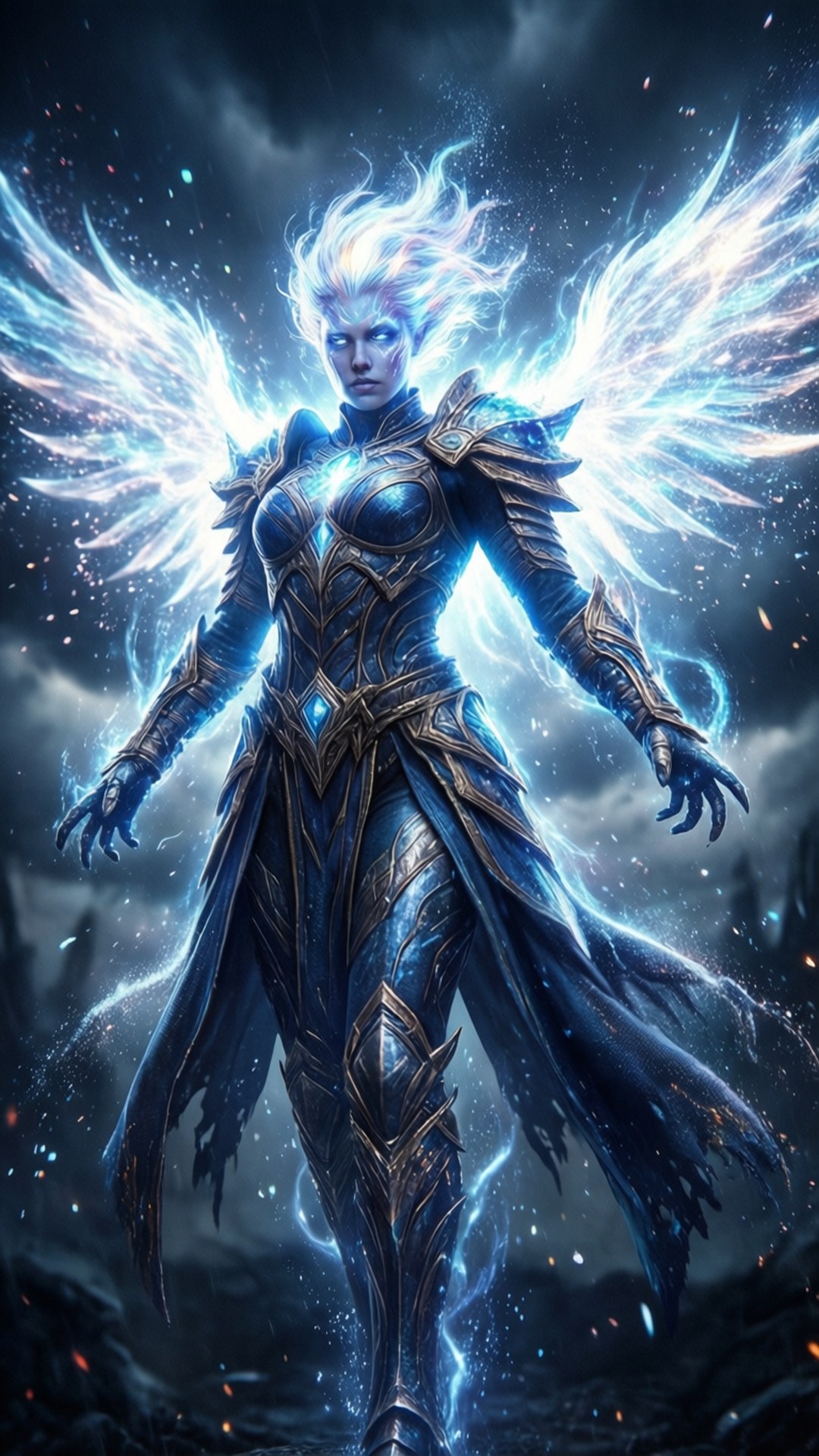 Terra Branford, Esper transformation, glowing wings, Full HD Phone Wallpaper