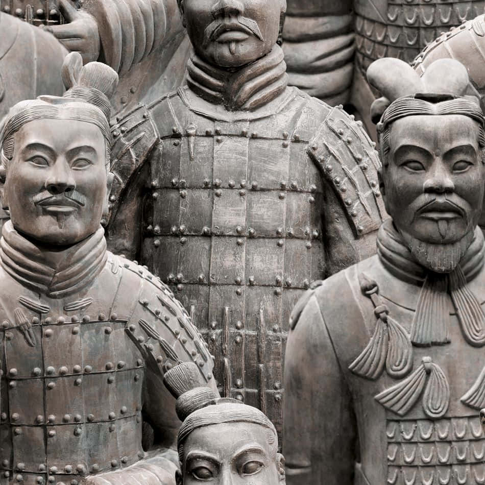 Terracotta Warriors, sculptures, museum, SD Desktop Wallpaper