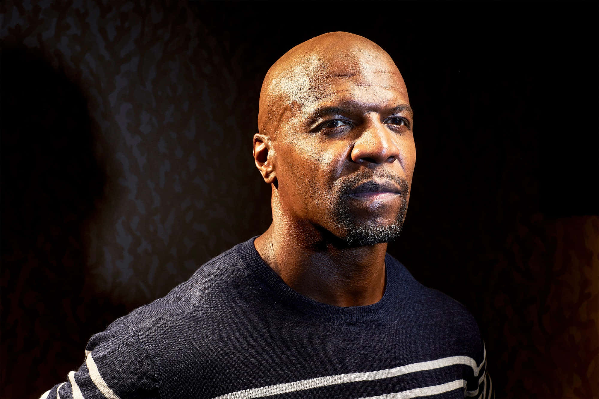Terry Crews, bald man, goatee, Full HD Desktop Wallpaper