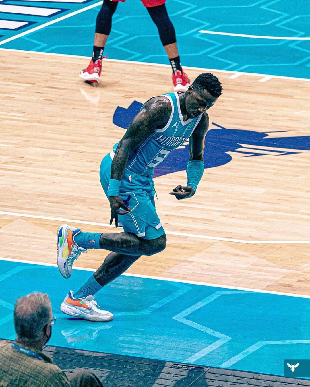 Terry Rozier, teal uniform, polished court, HD Phone Wallpaper
