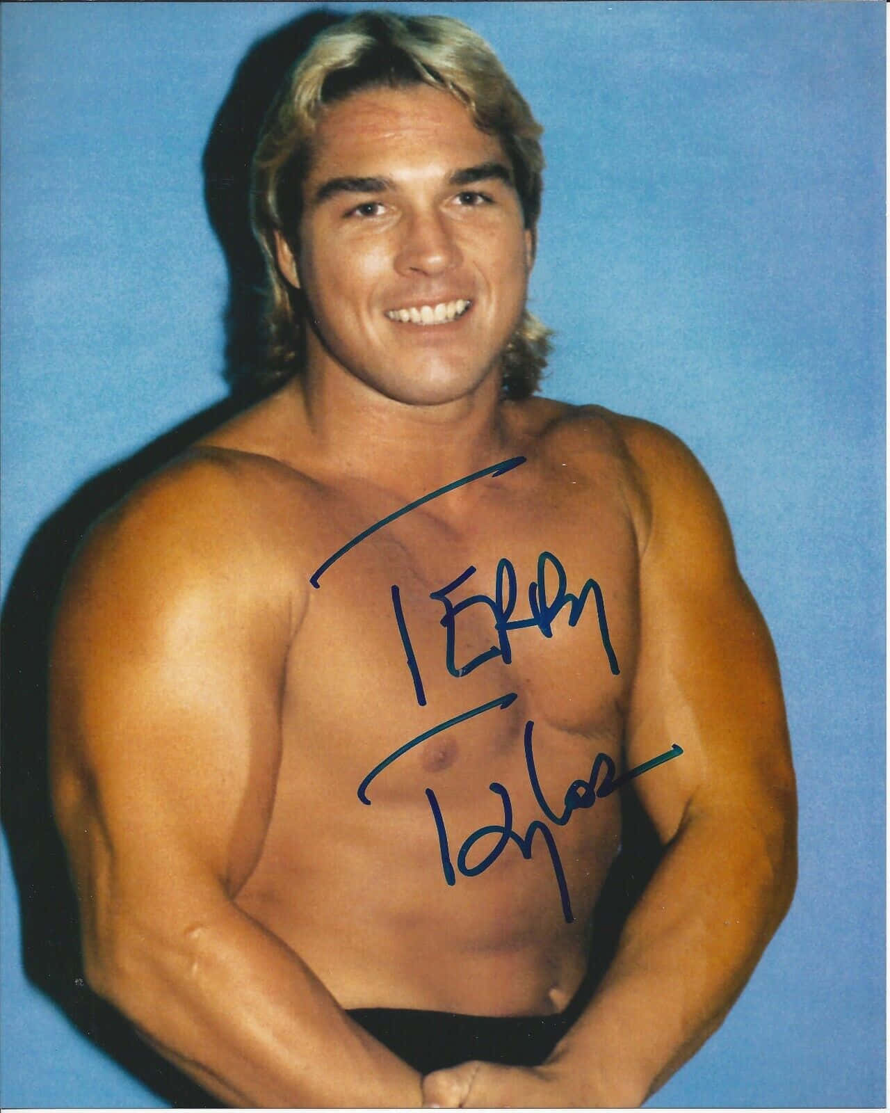 Terry Taylor, blonde hair, muscular man, HD Phone Wallpaper