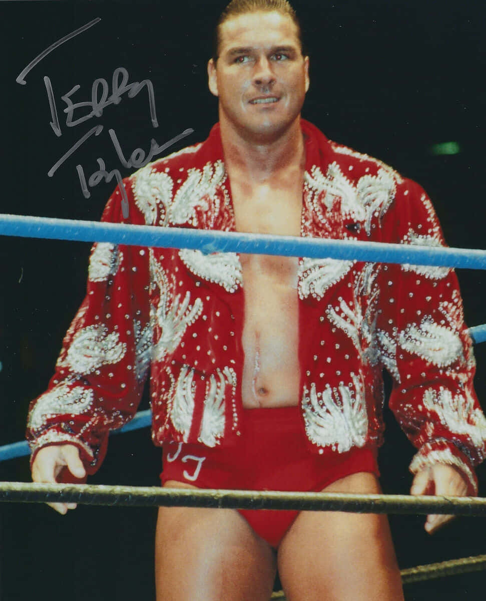 Terry Taylor, wrestling ring, red and white sequined jacket, SD Phone Wallpaper