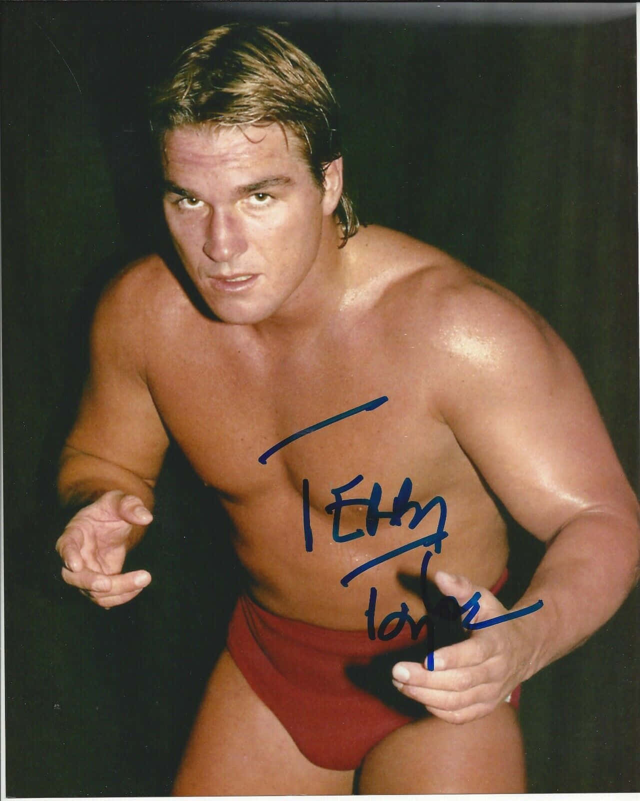 Terry Taylor, red trunks, muscular wrestler, HD Phone Wallpaper