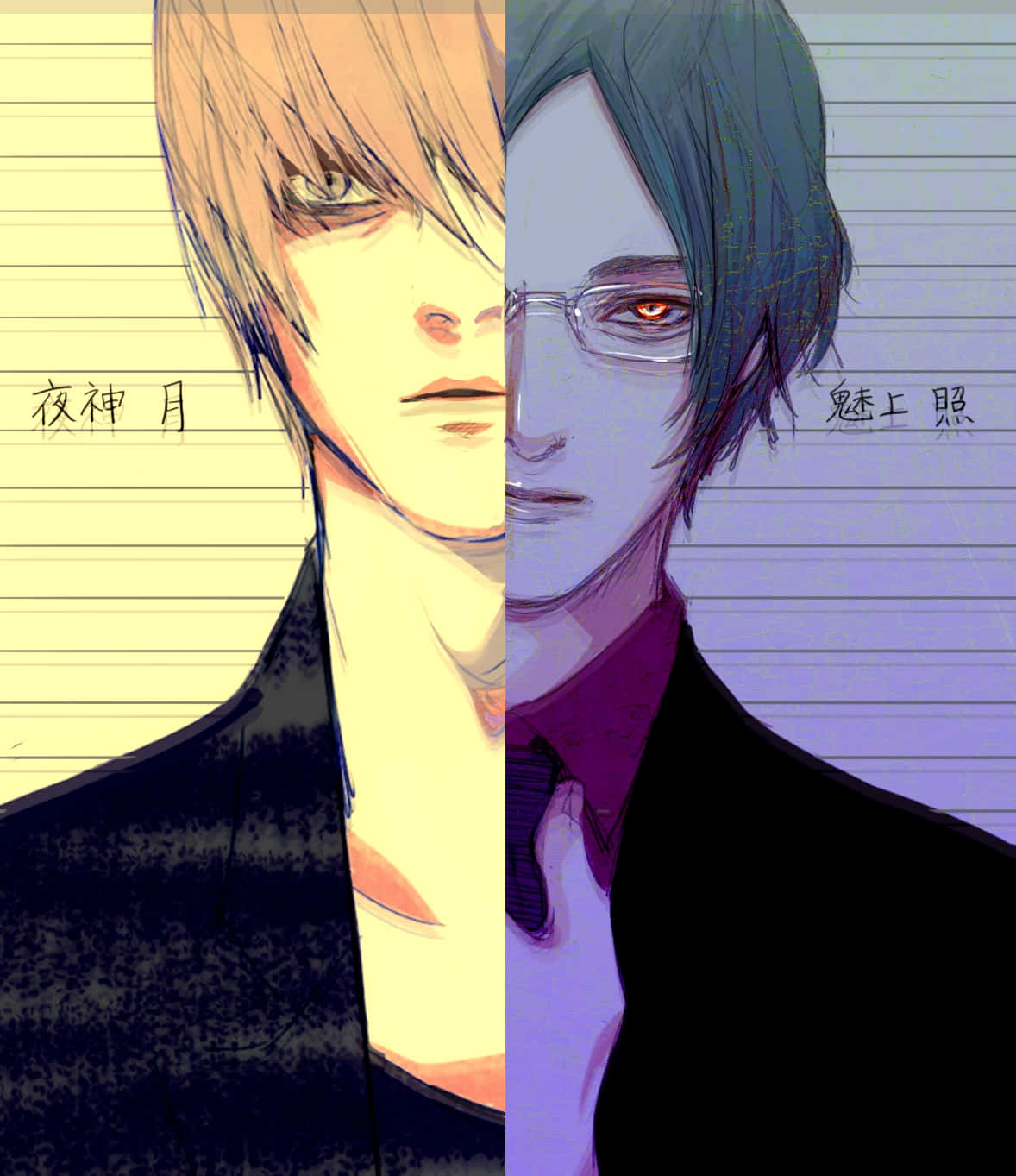 Teru Mikami, amber eyes, yellow lighting, HD Phone Wallpaper