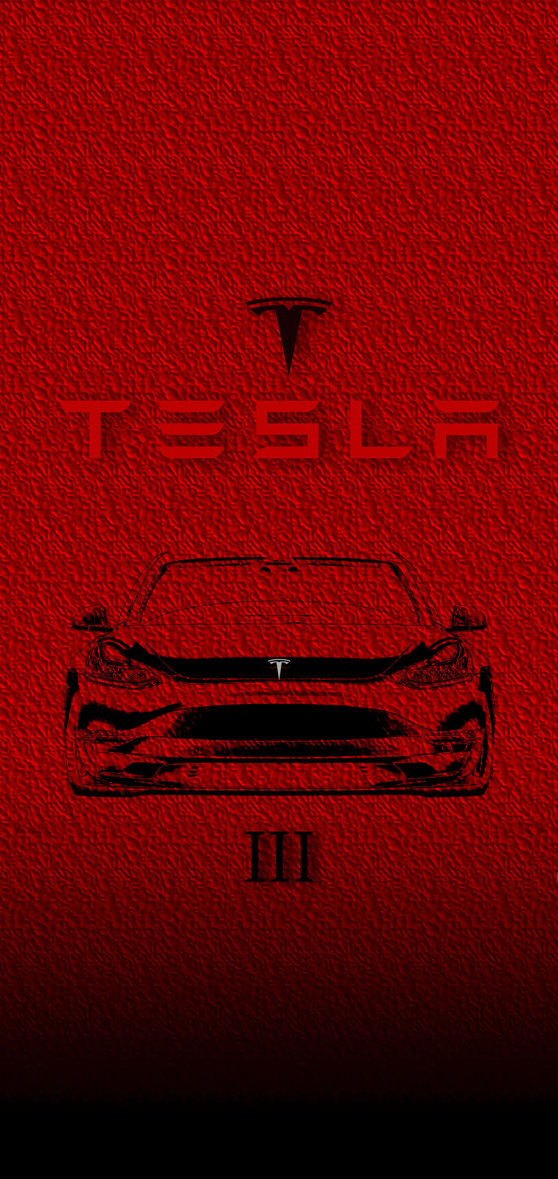 Tesla, iPhone, minimalist black outline, 4K Phone Wallpaper