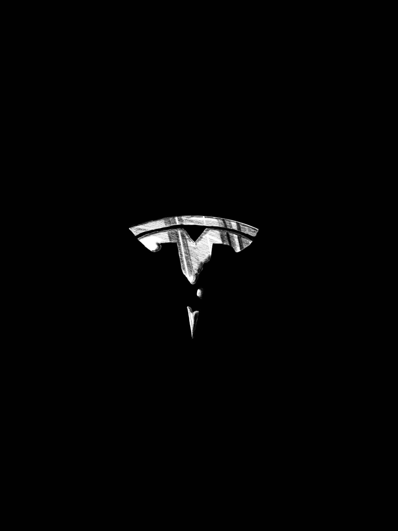 Tesla, OLED Phone, textured silver, Full HD Phone Wallpaper
