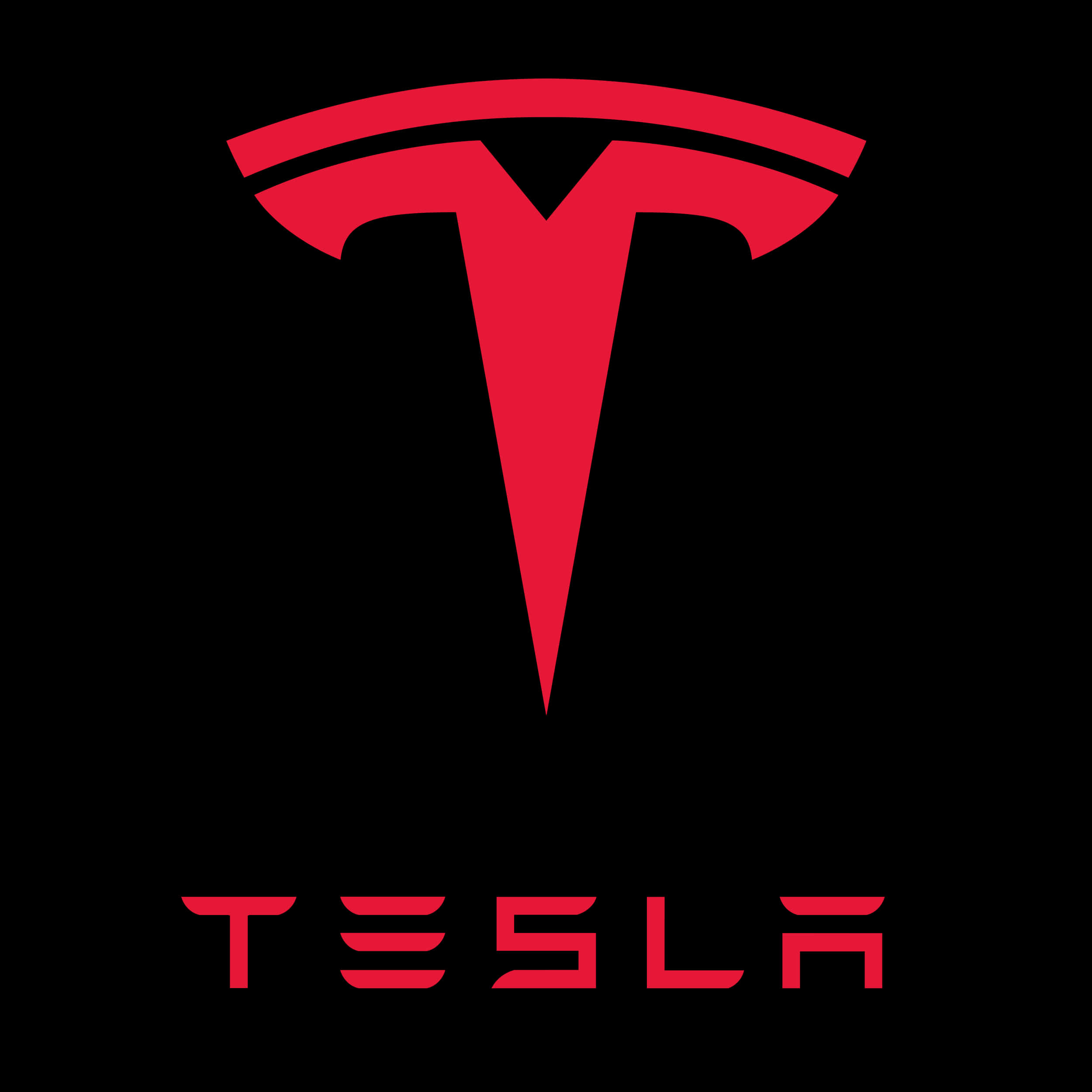 Tesla, red, T, Full HD Desktop Wallpaper