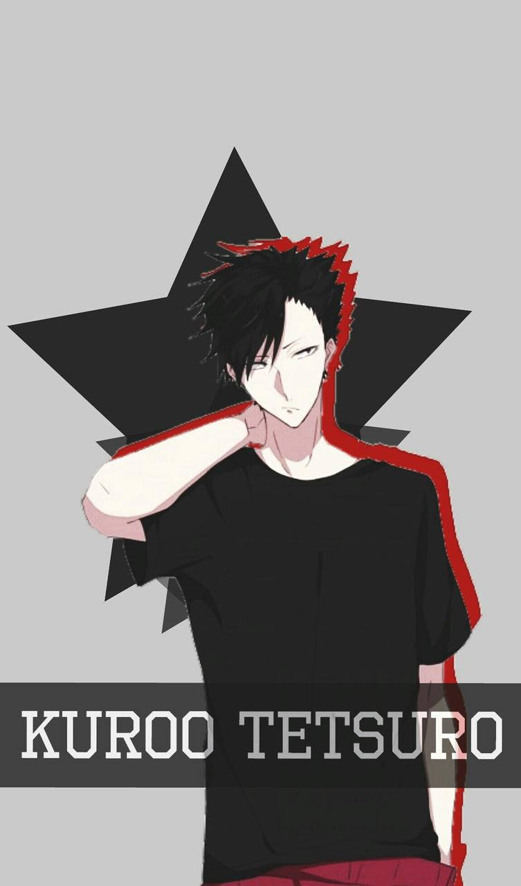 Tetsuro Kuroo, Kuroo Tetsuro, black star, HD Phone Wallpaper