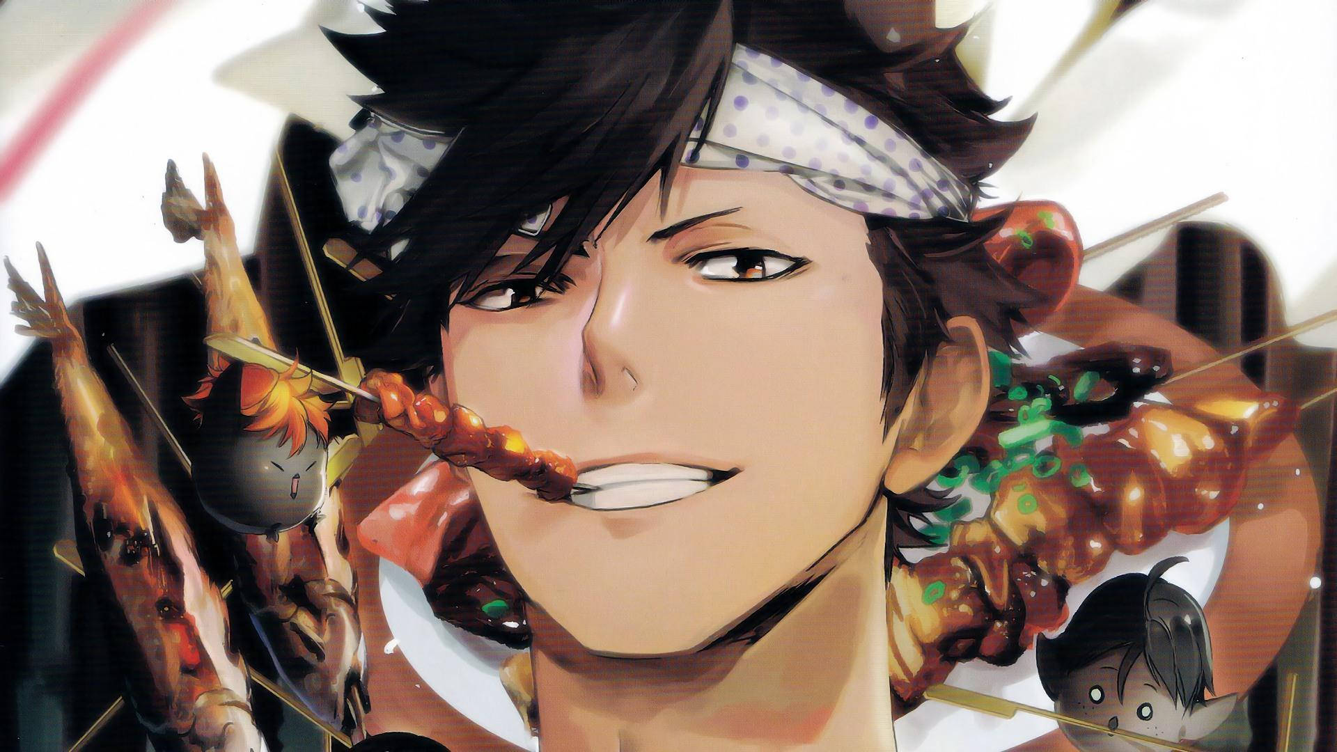 Tetsuro Kuroo, dark hair, headband, Full HD Desktop Wallpaper