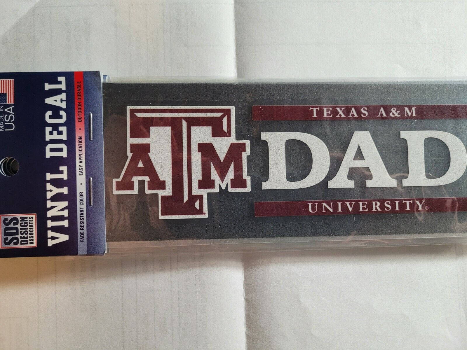 Texas A&M University, Proud Dad Sticker, maroon and white, HD Desktop Wallpaper