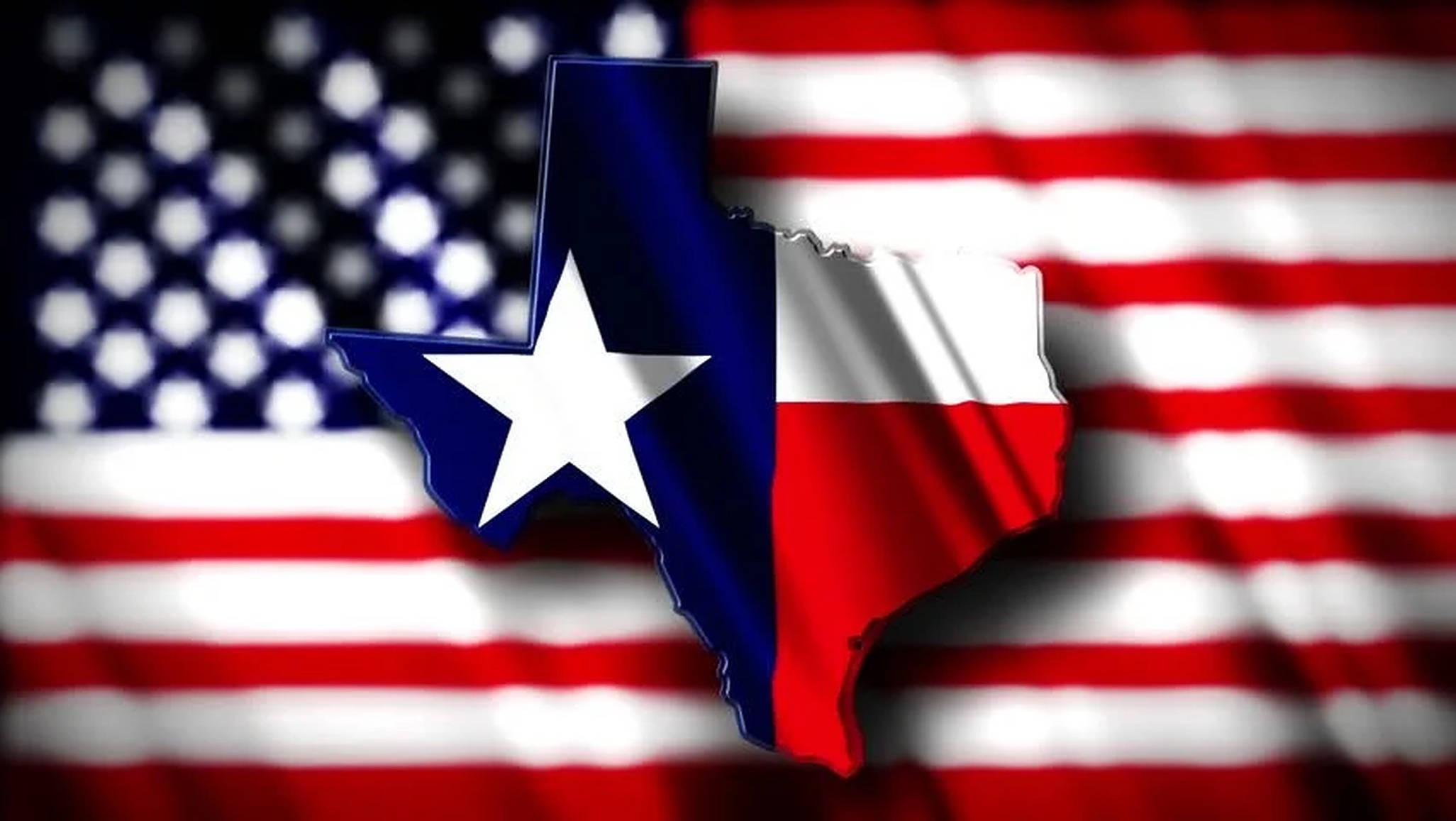 Texas flag, Texas state outline, American flag background, Full HD Desktop Wallpaper