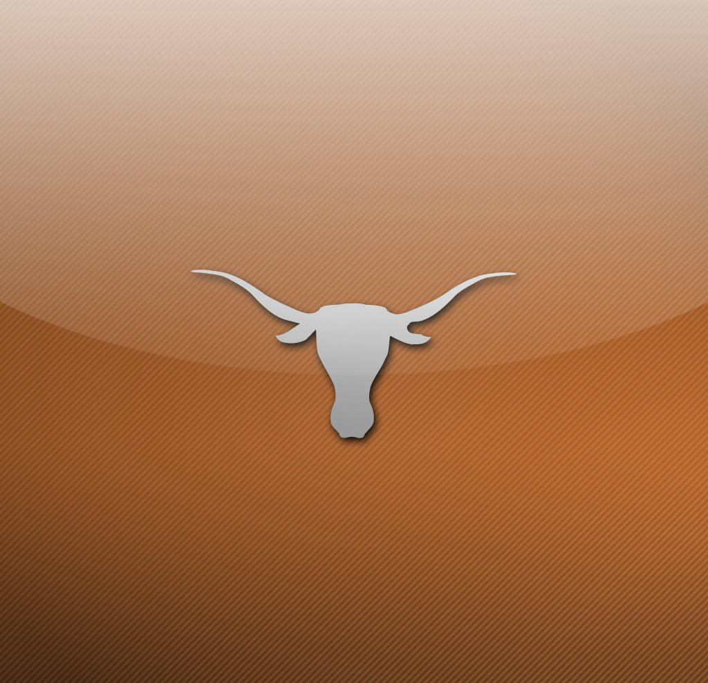 Texas Longhorns, silver, longhorn silhouette, SD Desktop Wallpaper