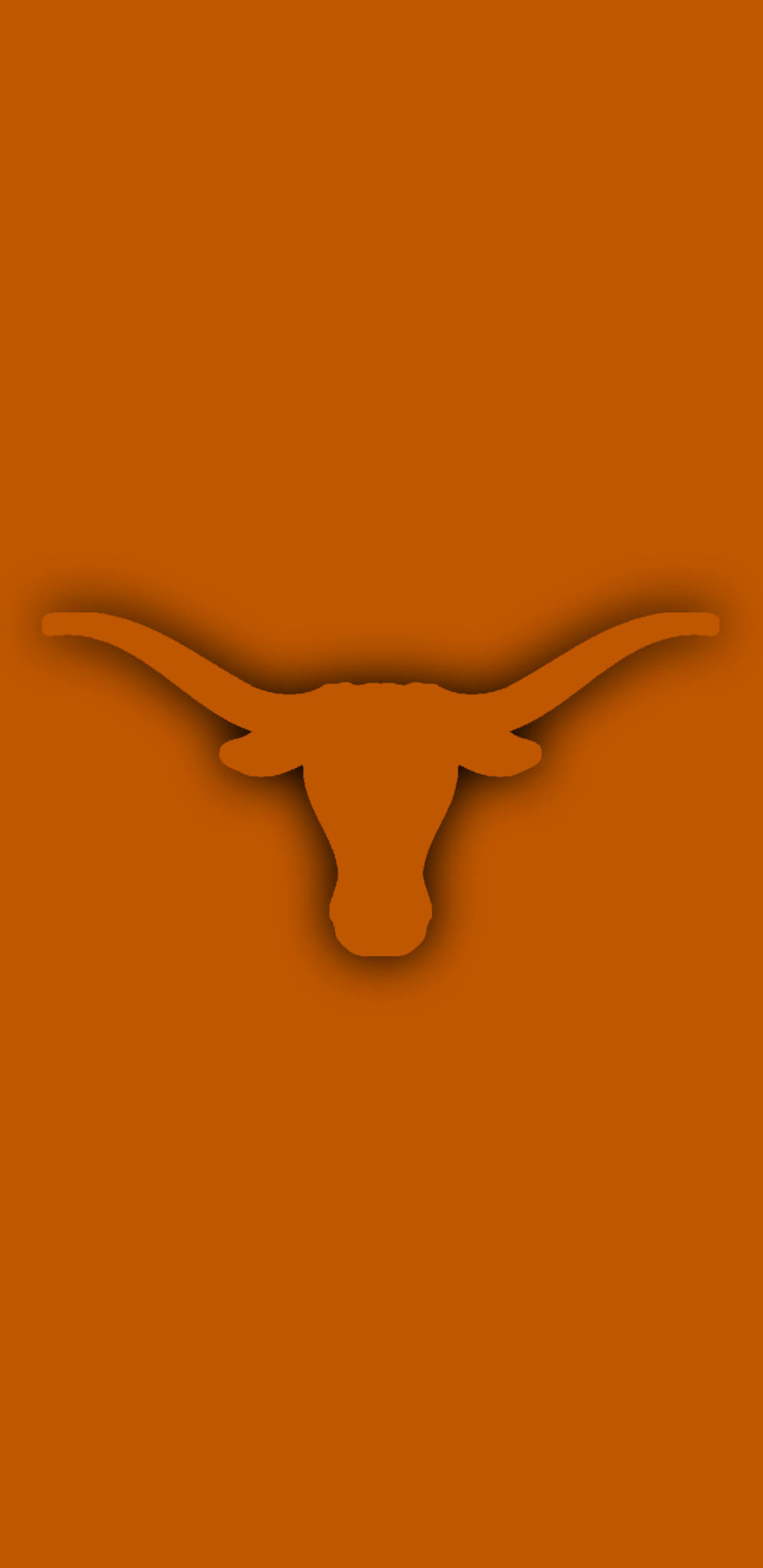 Texas Longhorns, longhorn bull head, burnt orange, Full HD Phone Wallpaper