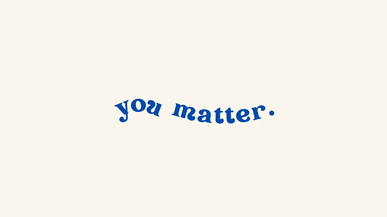 Self-Confidence, bold blue cursive text, soft cream background, HD Desktop Wallpaper