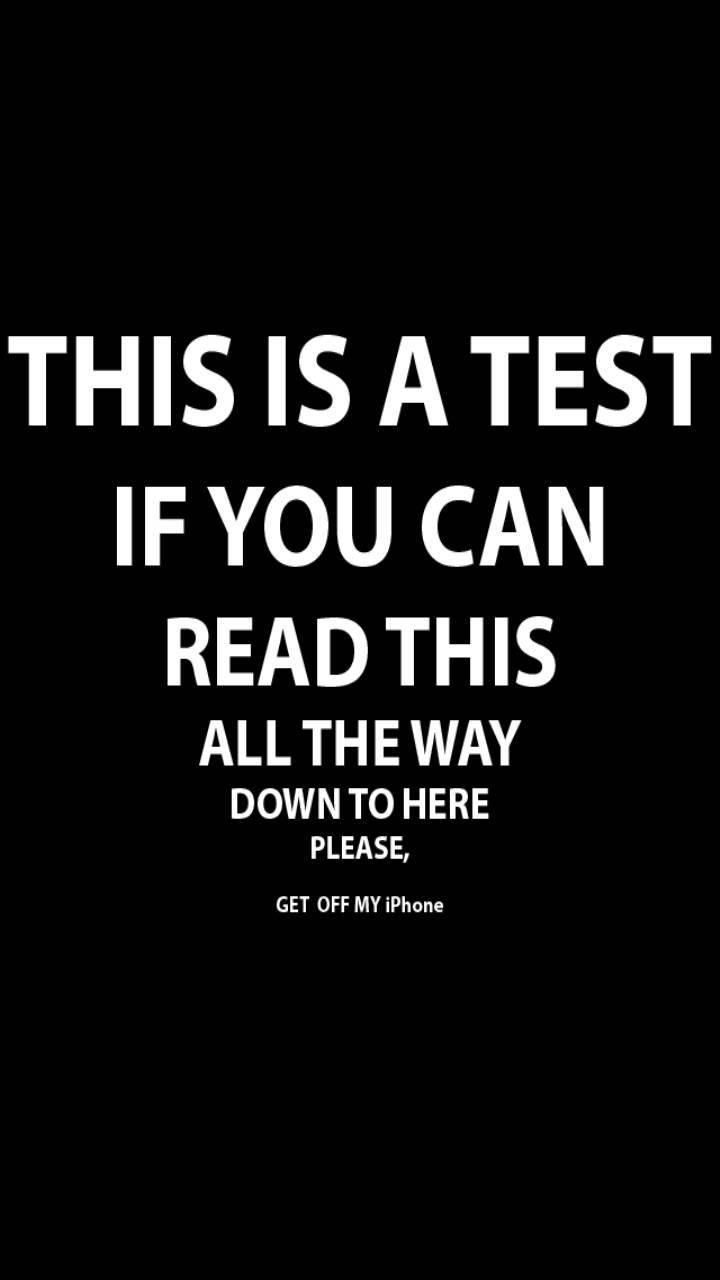 iPhone, black background, white text, HD Phone Wallpaper