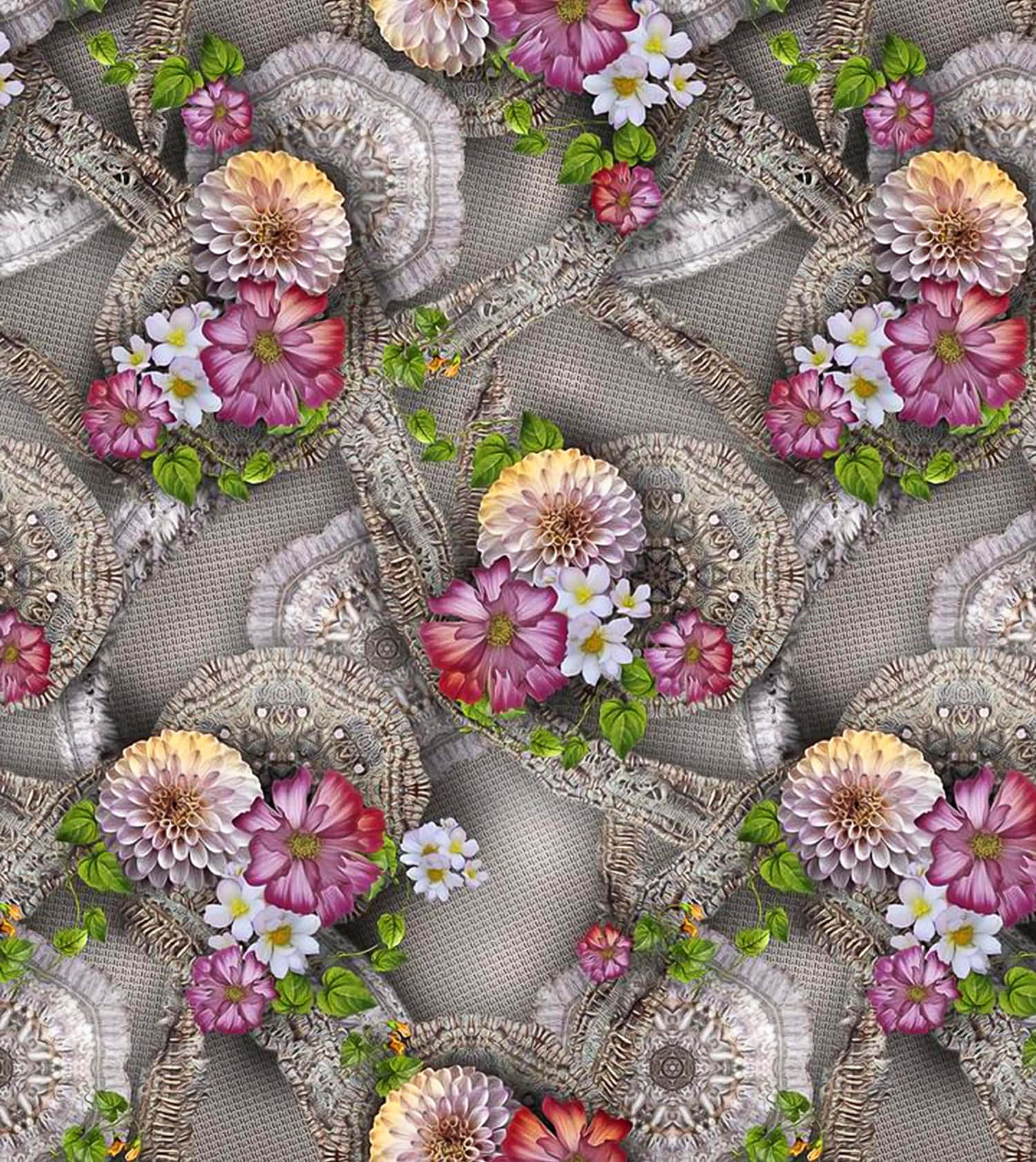 textile art, red, orange, HD Phone Wallpaper