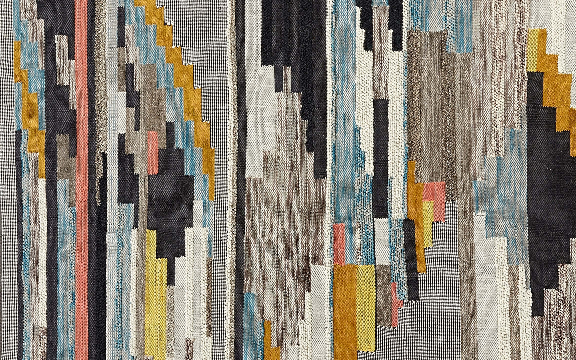 abstract textile artwork, textured woven textile, bold vertical stripes, Full HD Desktop Wallpaper