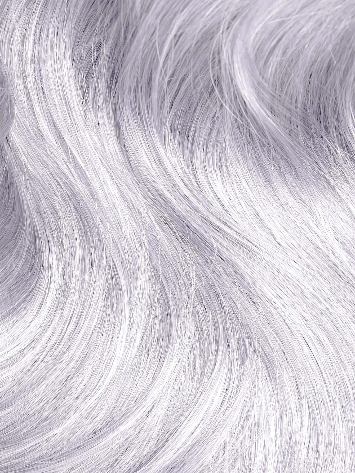 silver waves, textured hair, silver-white hair, Full HD Phone Wallpaper