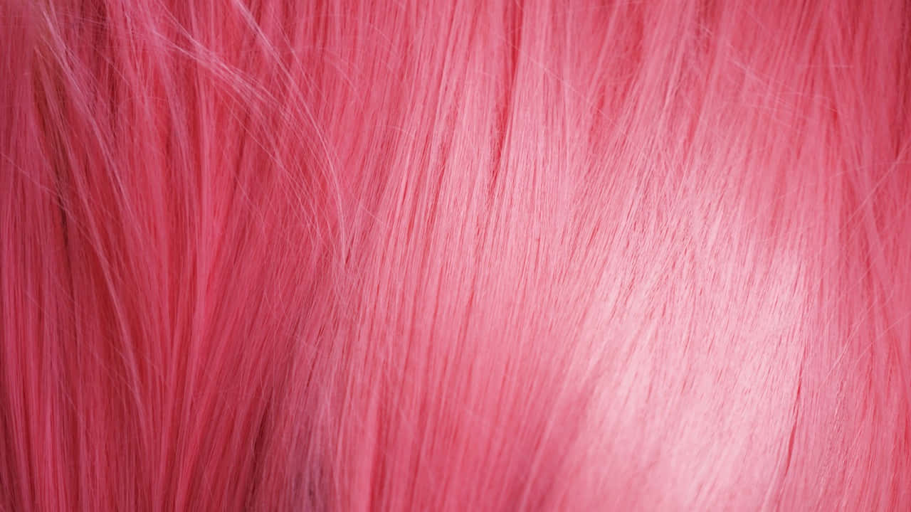 pink straight hair, vibrant pink, soft light, HD Desktop Wallpaper