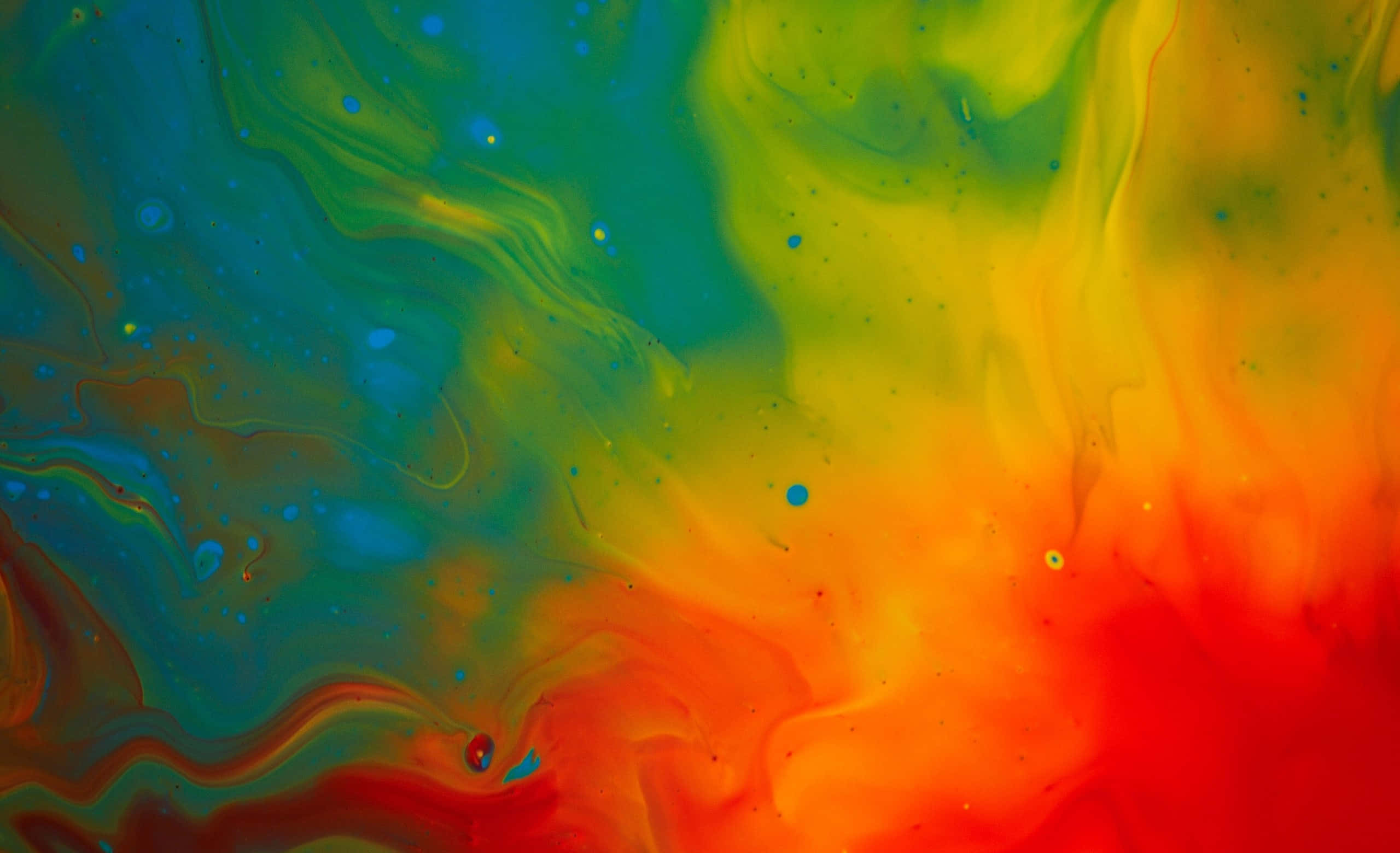 vibrant fluid art texture, fiery reds, oranges, 2K Desktop Wallpaper