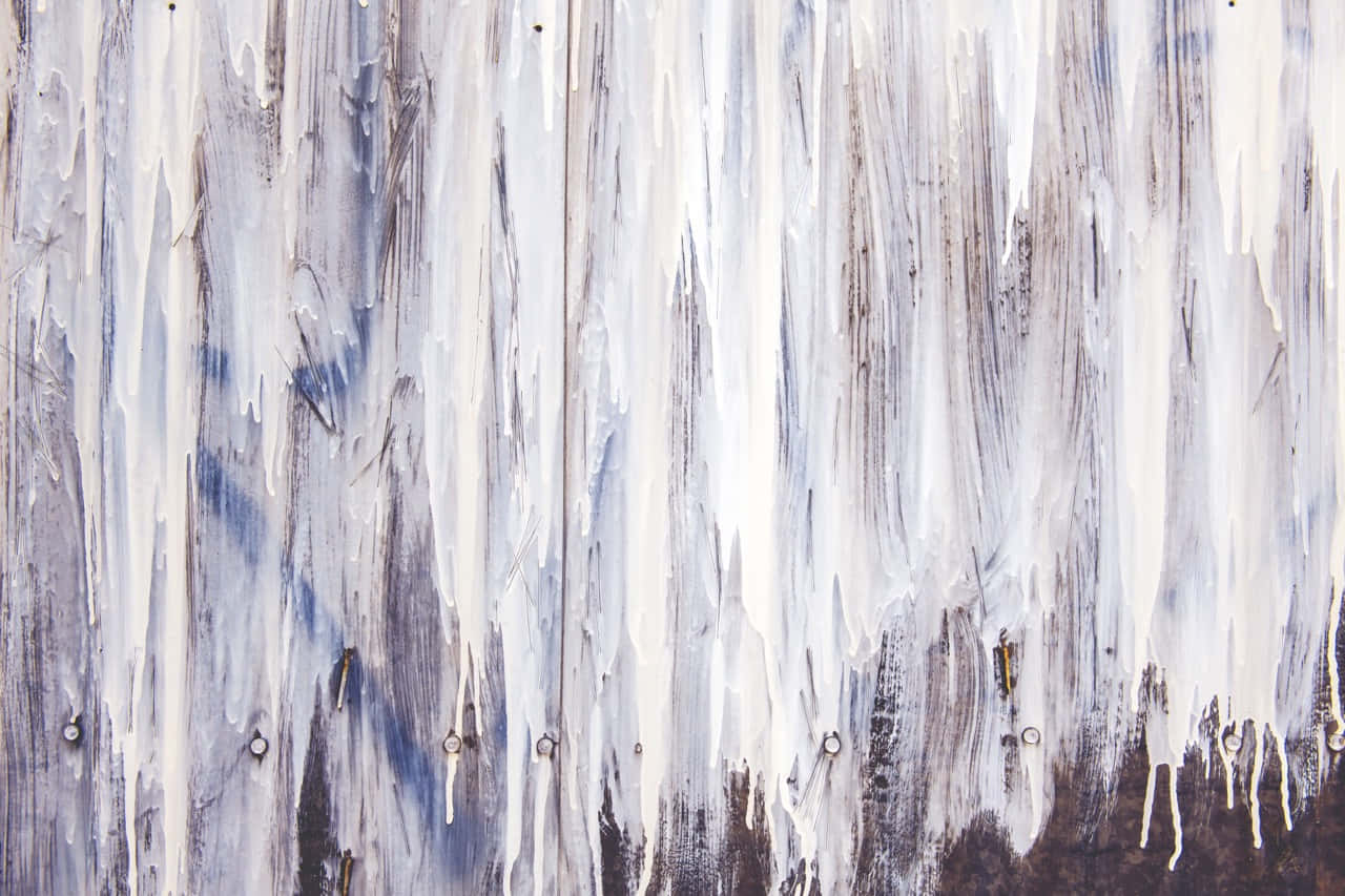 abstract textured wall, dripping white paint, blue and gray brushstrokes, HD Desktop Wallpaper