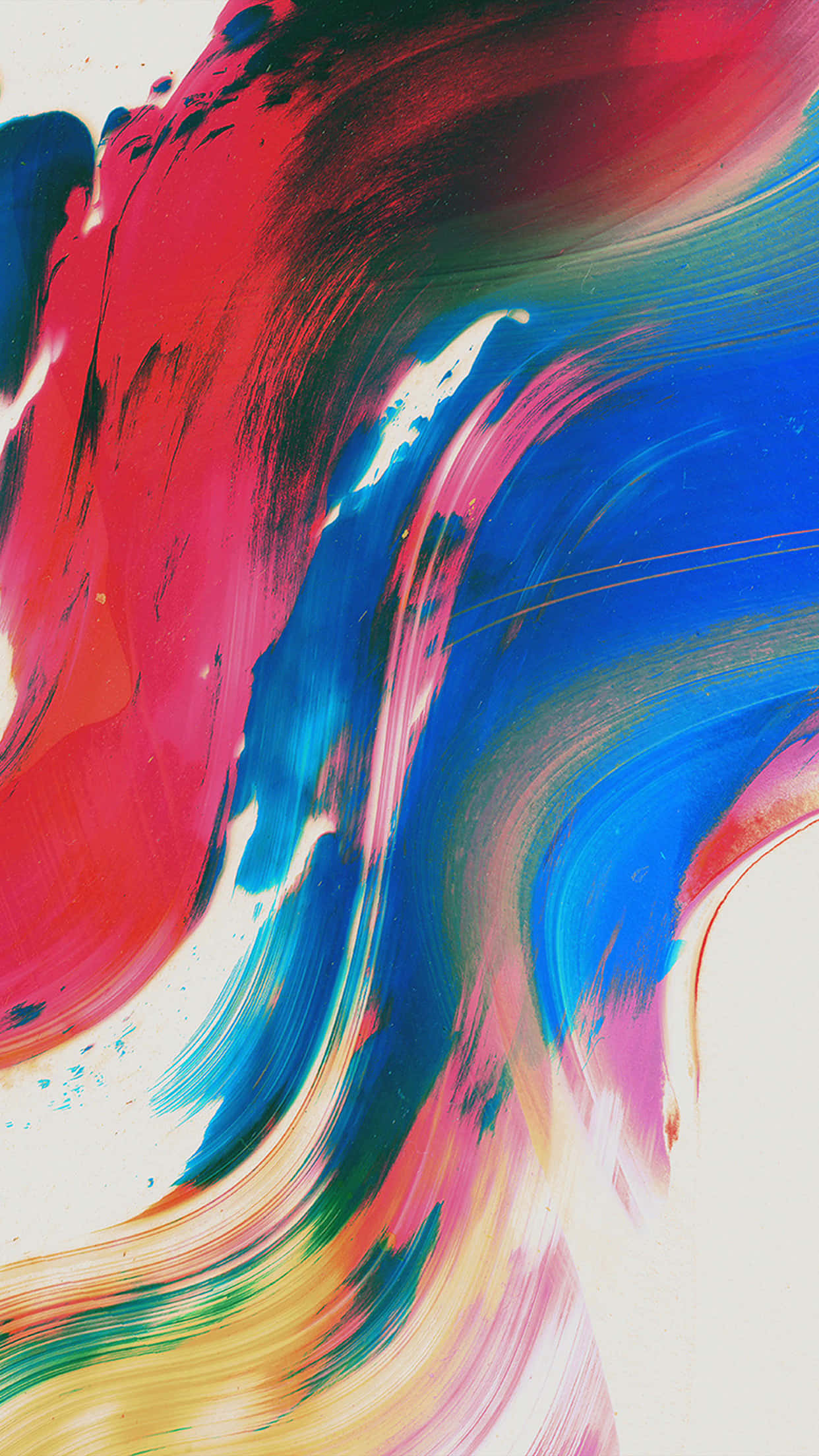 red, blue, gold, Full HD Phone Wallpaper